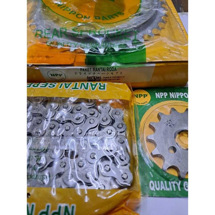 Gear Set Girset Supra X 125 Helm In Kyz Npp Original