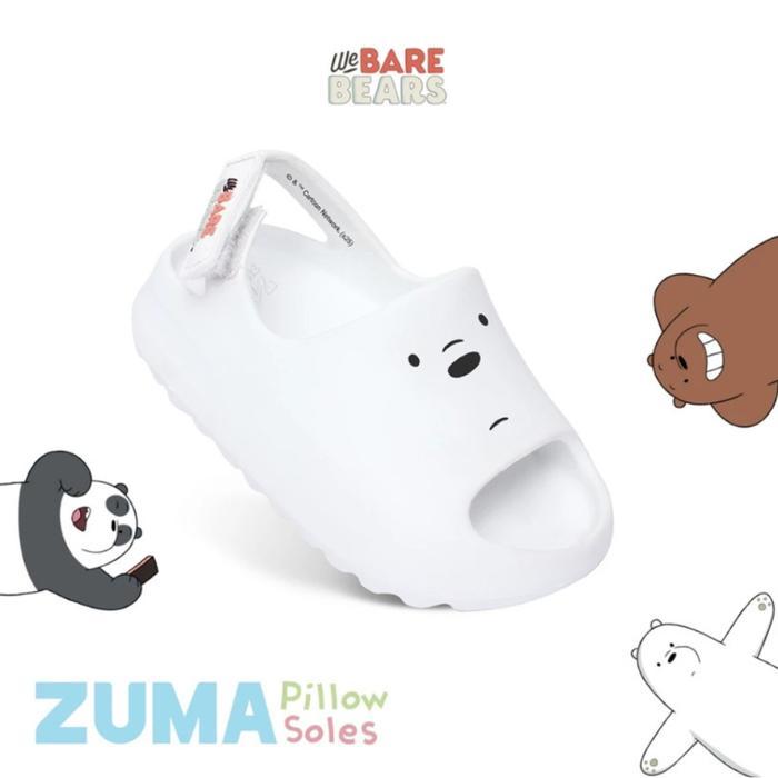 Zuma Sandals We Bare Bears - Baby White