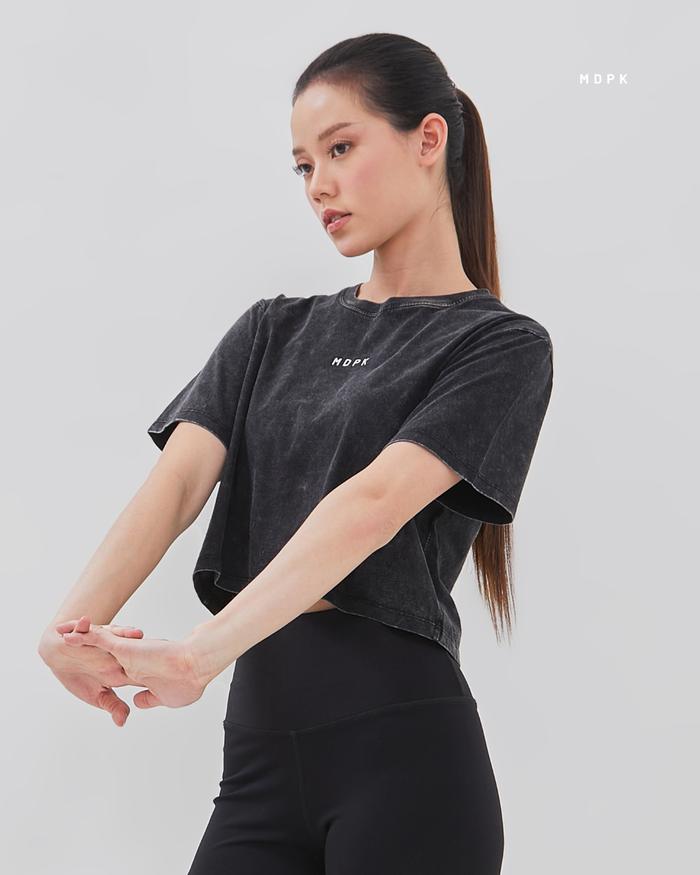 MDPK - Oversized Crop Top - Baju Oversized Perempuan - Pakaian Crop