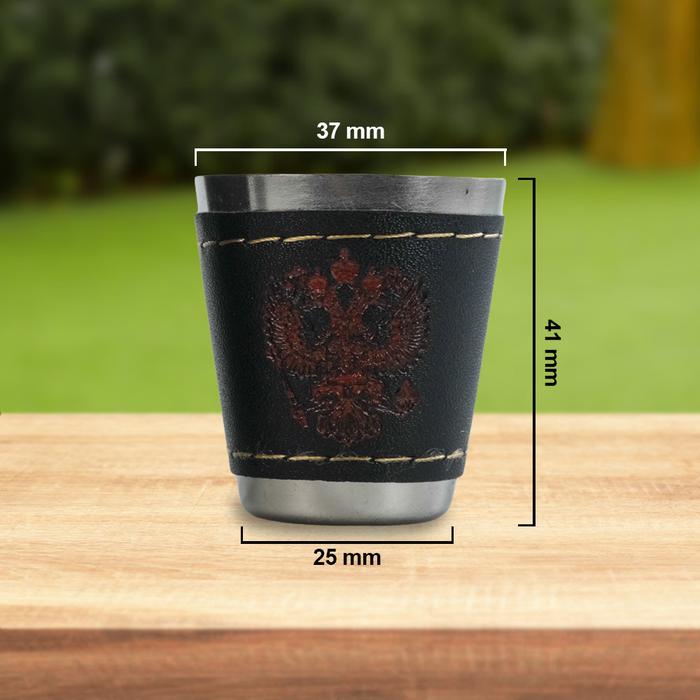 Set Gelas Stainless Steel Camping Outdoor Cup 30ml 4PCS - MB317
