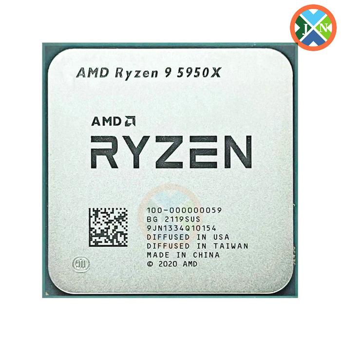 Used AMD Ryzen 9 5950X R9 5950X 3.4 GHz 16 Cores 32 Threads CPU