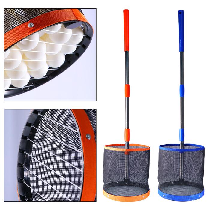 140Pcs Balls Table Tennis Ball Picker Container Ping Pong Ball Picker