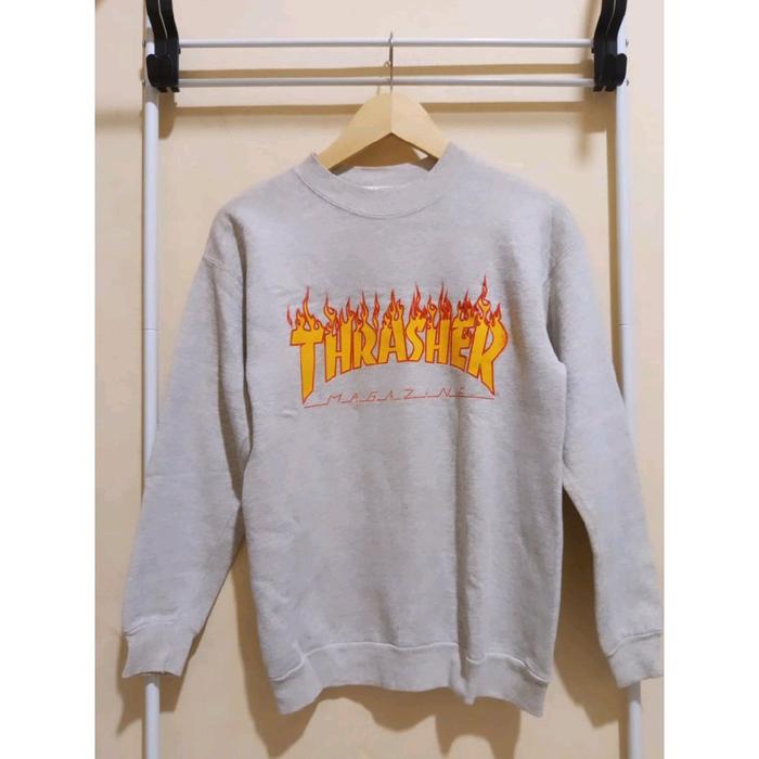 Vintage 90s Thrasher By Hanes Crewneck Original