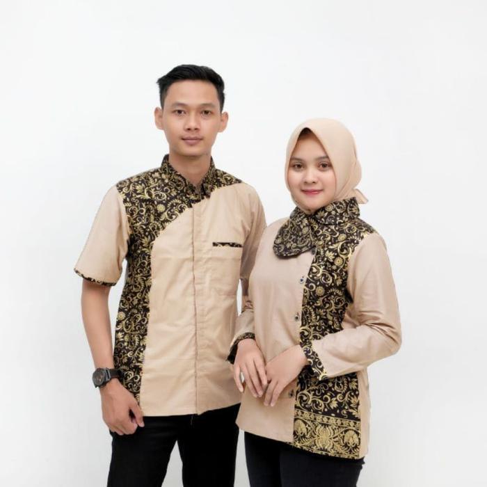 Seragam Kantor pria wanita kombinasi batik, seragam hotel, rumah makan, warung makan, waiters, cater