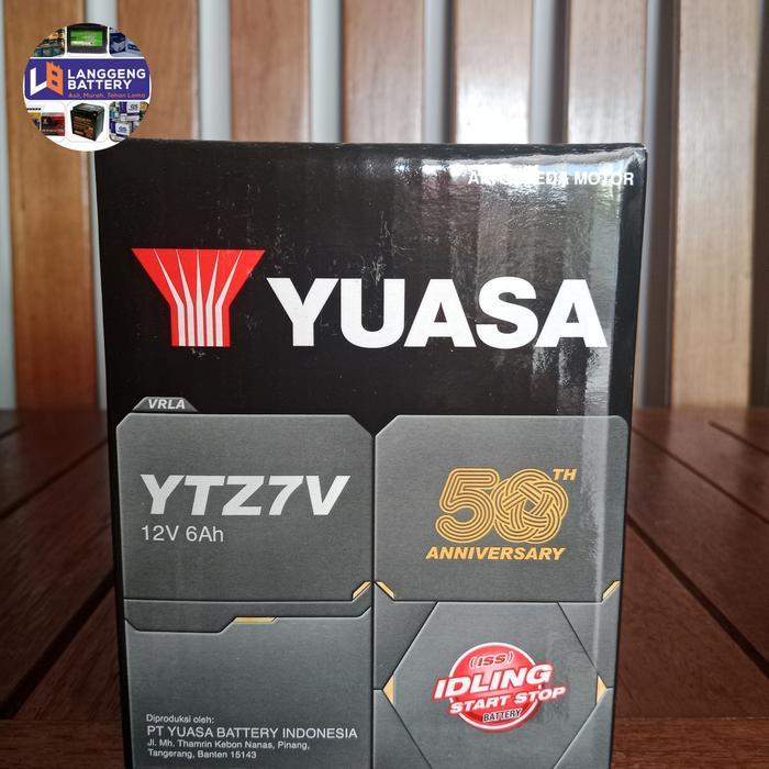 Yuasa Ytz7V Aki Original Nmax Terlaris