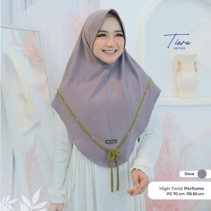 Daffi Hijab - Tiara Series Hijab Instan High Twist Perfume Jilbab Langsung Pakai Wangi Pad Antem Aks