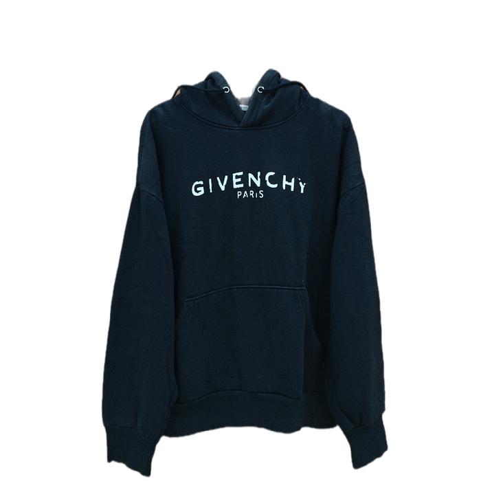 Hoodie Reverse Givenchy Paris Black