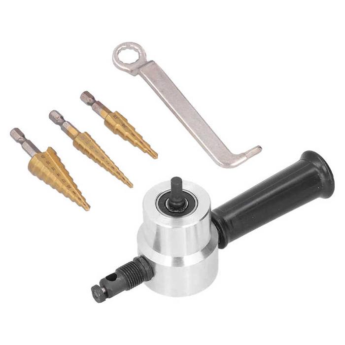 Double Head Nibbler Aluminum Alloy High Speed Steel Cobalt Step Drill