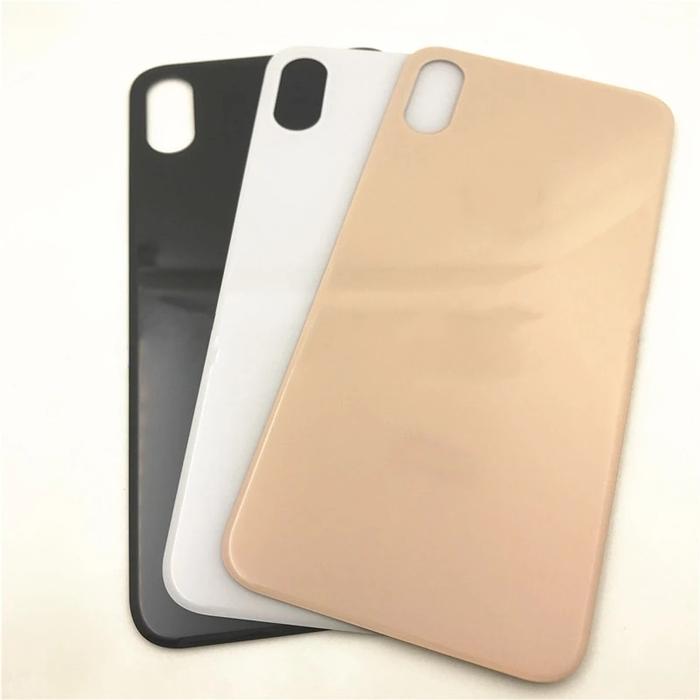 Big Hole Back Glass Battery Cover For iPhone X XS XS MAX Rear Door