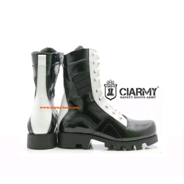 Ciarmy Sepatu PDL Provos Ciarmy C-042PP Boots Kulit Asli Kilap Linning Marimes Busa Outsole Radial K