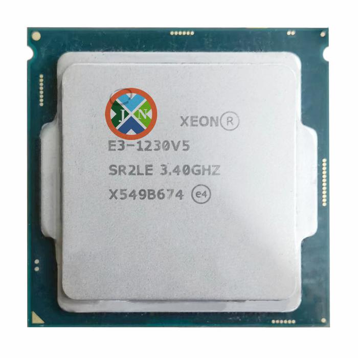 Used Xeon E3-1230V5 CPU 3.40GHz 8M 80W LGA1151 E3-1230 V5 Quad-core