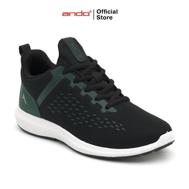 Ando Official Sepatu Sneakers Fugo Pria Dewasa - Hitam/Hijau