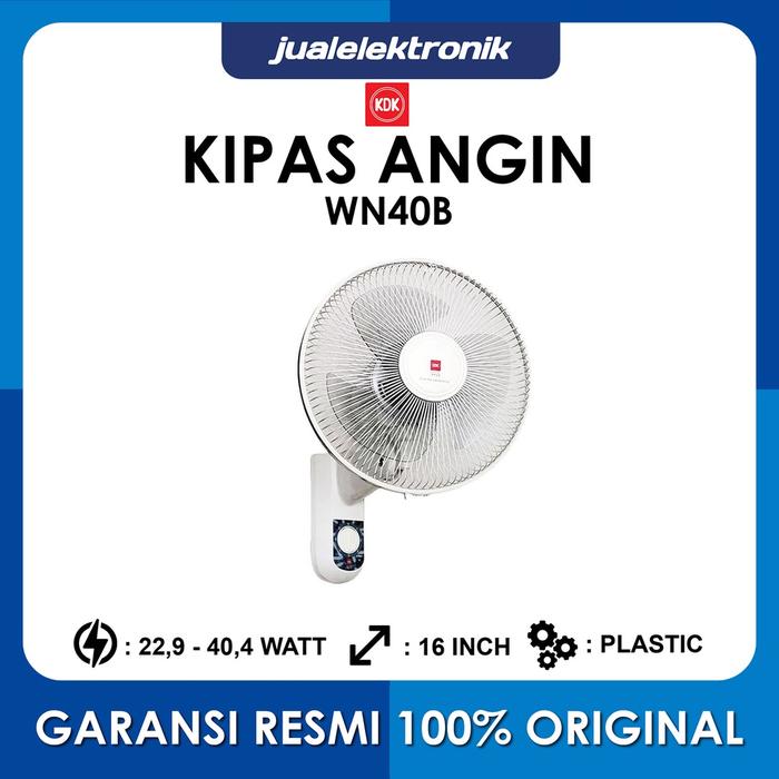 KDK WN40B – Wall Fan 16 inch Kipas Angin Dinding Garansi Original Kualitas Jepang