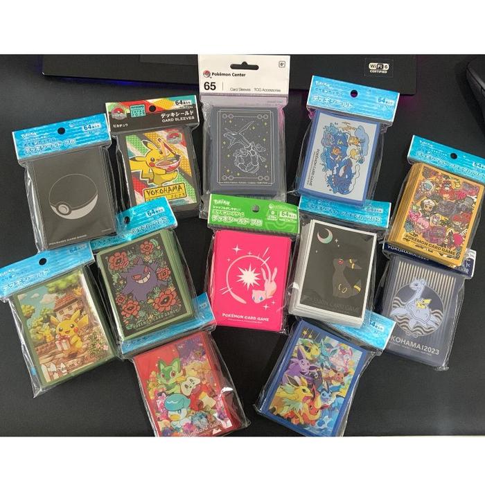 Pokemon TCG Japan Card Sleeves Pokemon Center Japan Original / Sleeve Peindung Kartu