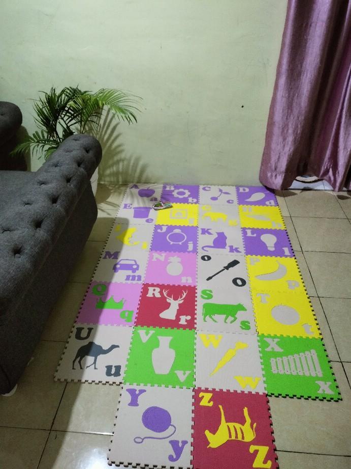 Puzzle Huruf Alfabed Abjad 13 pcs - Eva Matras Alas Lantai