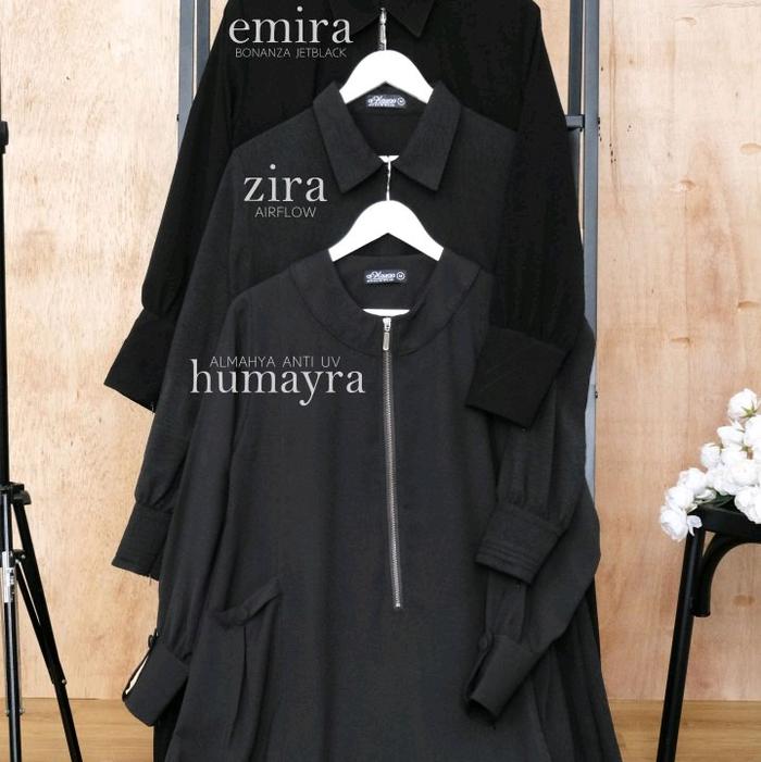 GAMIS JETBLACK CRINCLE ZIRA EMIRA HUMAYRA ALHAURAA