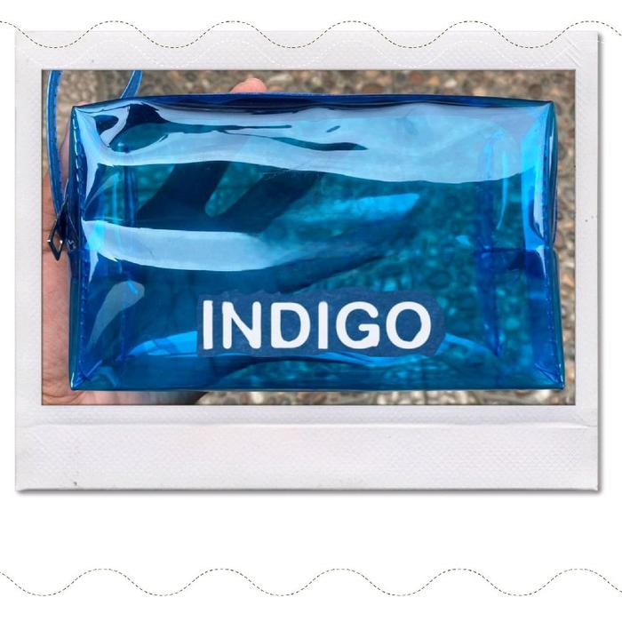 Pouch ( INDIGO RM BTS ) cosmetic bag Waterproof