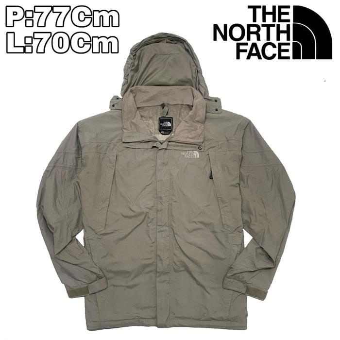 J117 Jaket Jumbo Parasut Waterproof TNF Gropcore  The North Face Sportwear Hiking Pendaki Gunung
