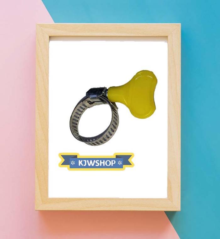 Klem Selang Kuping Kupu Puteran Plastik Kuat Hose Clamp Handle Plastic