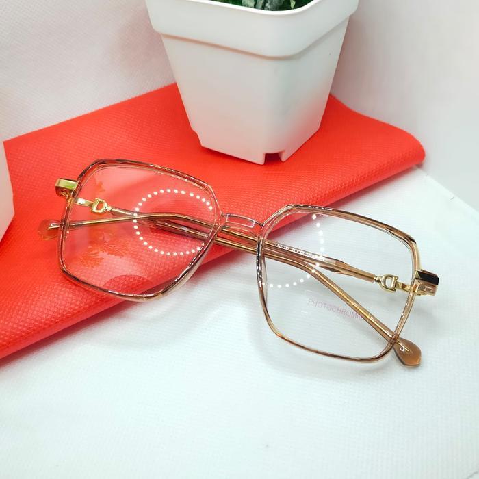 Freem Kacamata Photocromik Terbaru Kode 0366 Free Bok Dan Lap Frame Eyewear Lensa