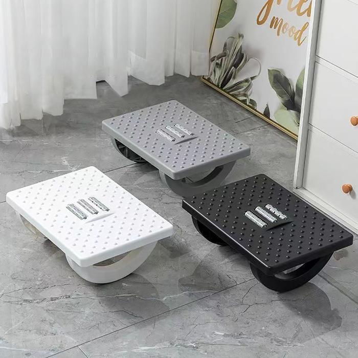 Portable Foot Rest Under Desk Footrest Ergonomic Foot Stool With Massage Rollers Foot Rest For Home