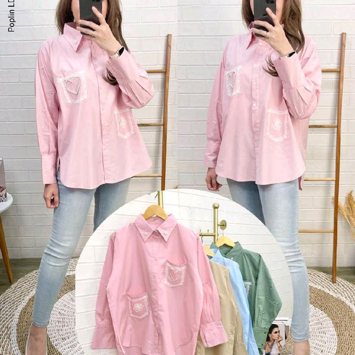 kayaka /blus katun mutiara Atasan Wanita