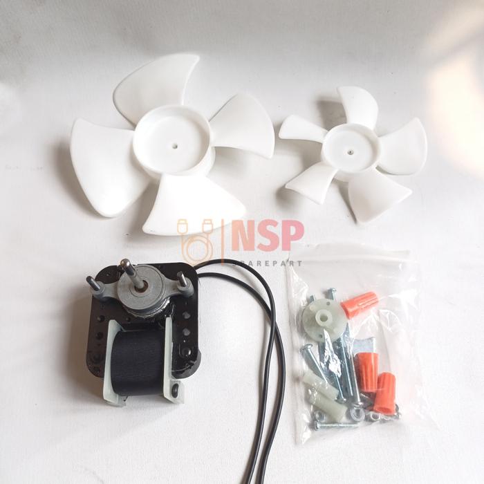 Dinamo Kipas Kulkas Showcase 1 Set 2 Baling Baling Plastik