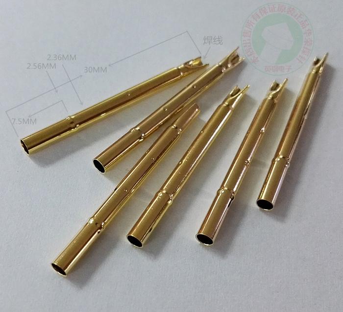 50pcs 2.4mm Probe Jacket R125-4s Test Needle Tube 125mil Huarong