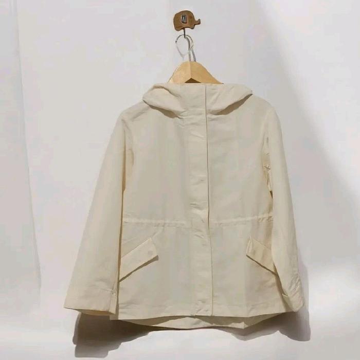 Uniqlo Broken White Water Repellent Utility Parka Jacket