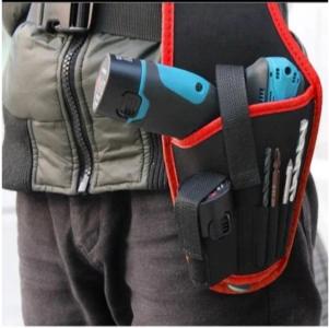 tas bor listrik tas pinggang perkakas bor listrik