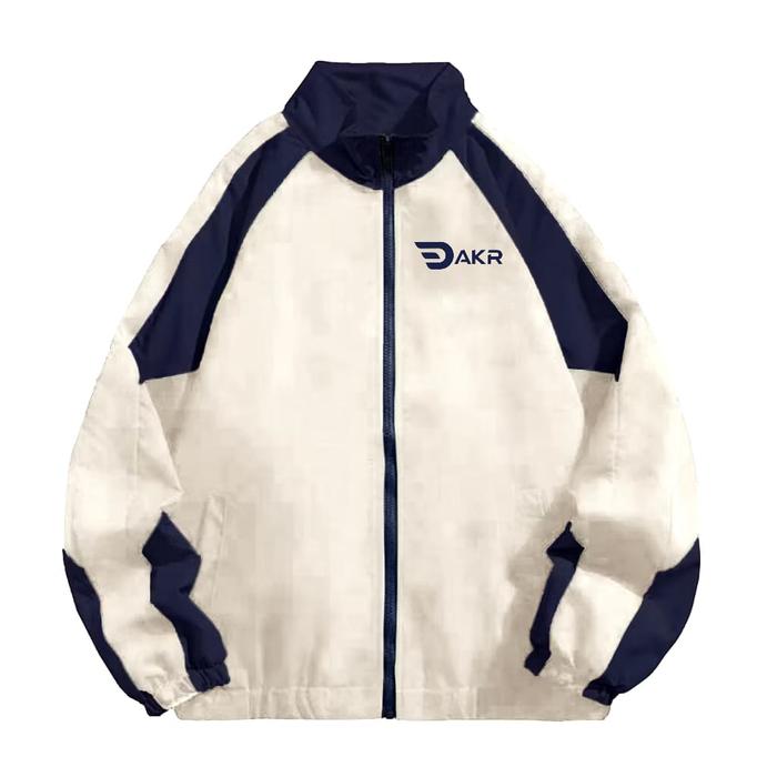 JACKET  VINTAGE VARSITY WATERPROOF RETRO Pria Wanita Distro Parasut Tebal Keren Casual Hitam Bomber 