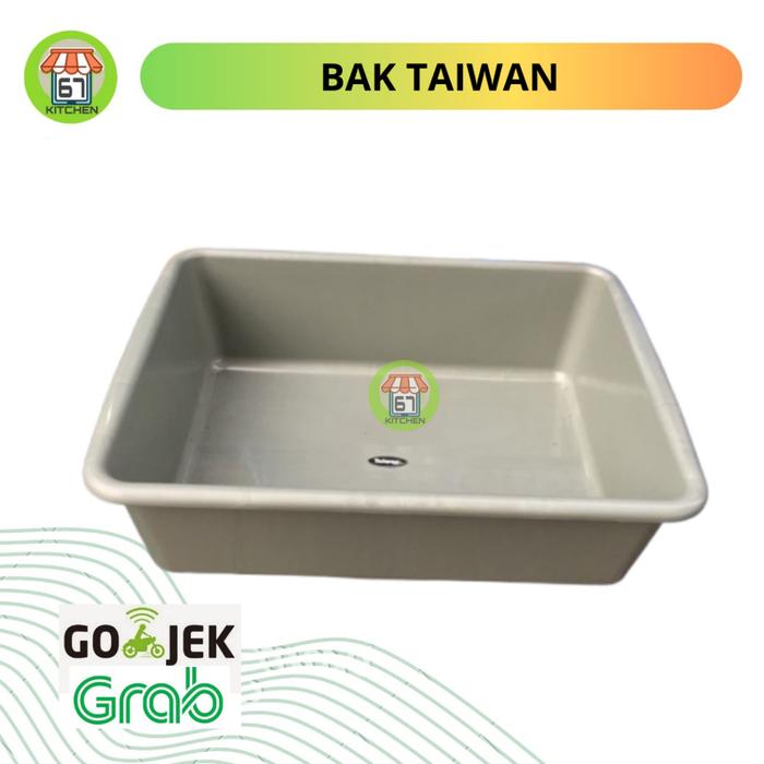 Bak Baskom Segi Bak Pasir Kucing Ukuran XL Litter Box Cat Bak Tahu Taiwan