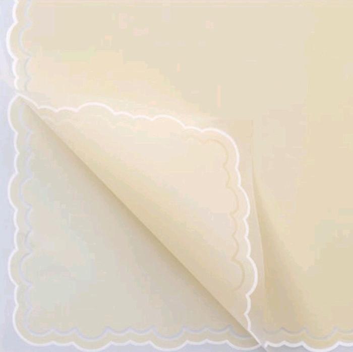 ( ecer 5 lembar ) FLOWER WRAPPING CLOUD LACE AWAN RENDA CELLOPHANE KERTAS BUKET BUNGA HAND BOUQOUET