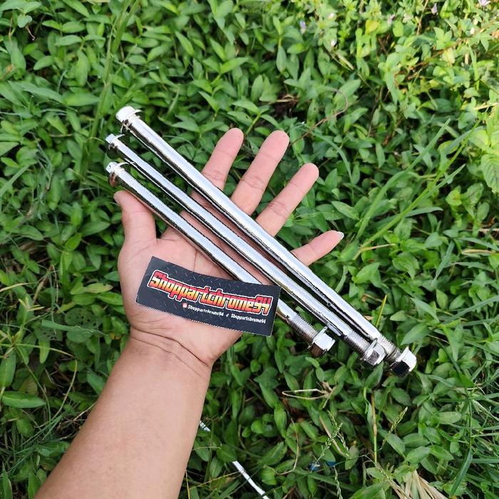 As roda depan, tengah, belakang HONDA GL MAX/GL PRO CROM CELUP DETAIL