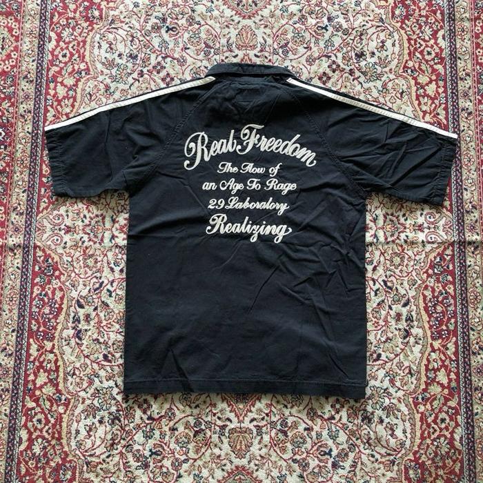 Kemeja Real freedom bowling shirt Vintage Bowling shirt HH738