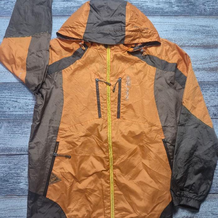 Jaket Kolping Second Branded Pria Wanita Orange Coklat