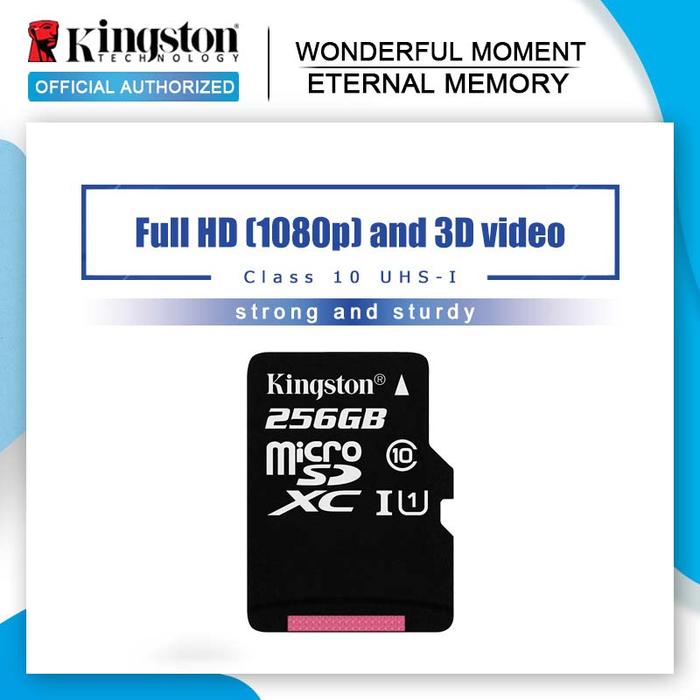 100% Original Micro SD Card Kingston 32GB 64GB microsd 128GB 16G 256G