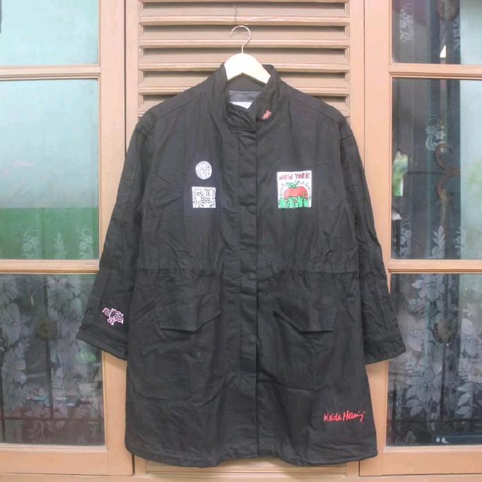 Jaket Parka Wanita Keith Haring
