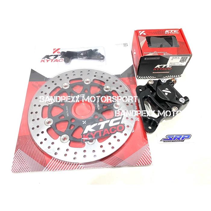 Paket Kaliper KTC-Kytaco 2 Piston Slim+Cakram KTC-Kytaco 260mm+Breket SRP For Vario 125-Vario 150-Be