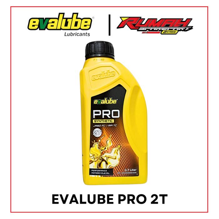 Oli Evalube Pro Synthetic 2T Oli Samping/Atas