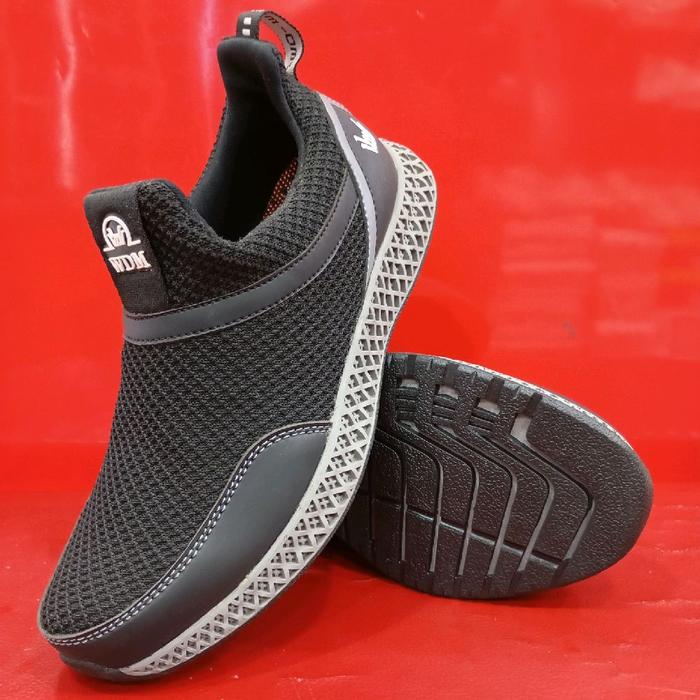 Sepatu Pria Weidenmann Wolvo 03 Hitam/Abu-abu,Navy 39-43 Casual Sneakers Sport