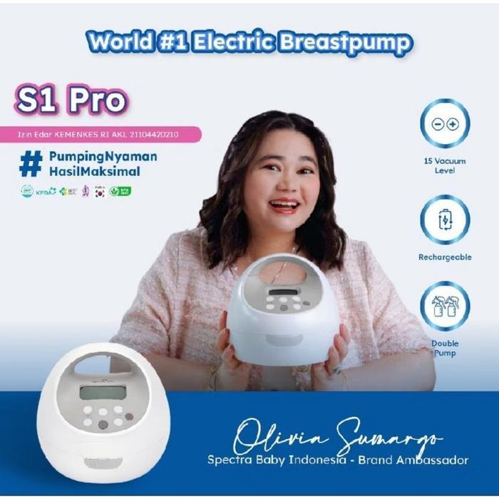 Spectra Hospital Grade S1pro plus - Breastpump Pompa ASI Spectra S1 Pro Plus New motor