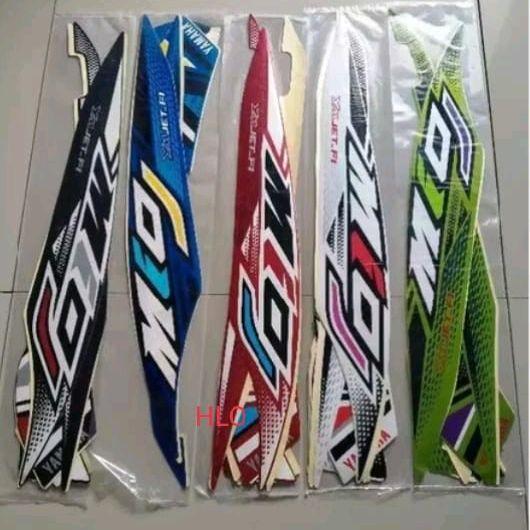 List stiker Mio j 2012 original standar pabrikan