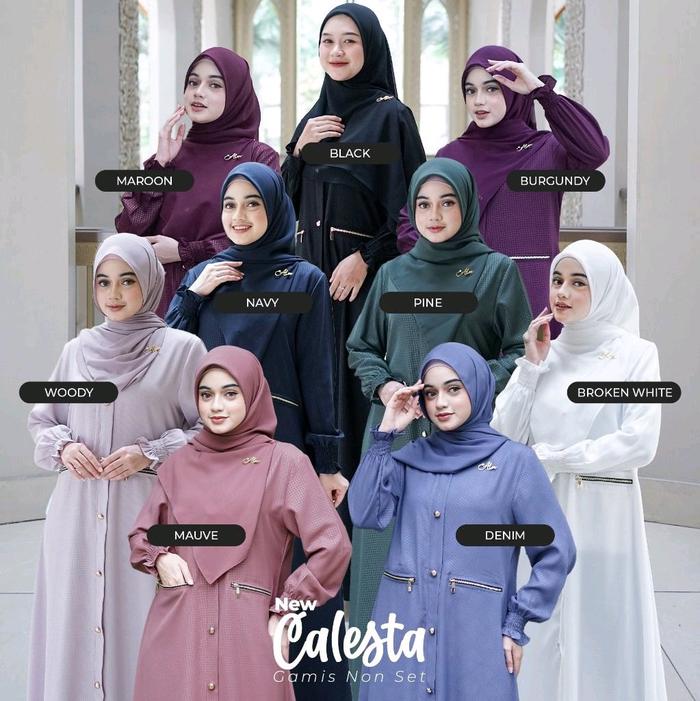 Alwa Hijab Calesta Gamis Non Set