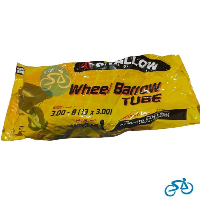 Ban Dalam Angkong Songkro Sorong Artco Gerobak Roda Tiga Ring 8 300-8 3.00-8(13 x 3.00) Swallow Amer