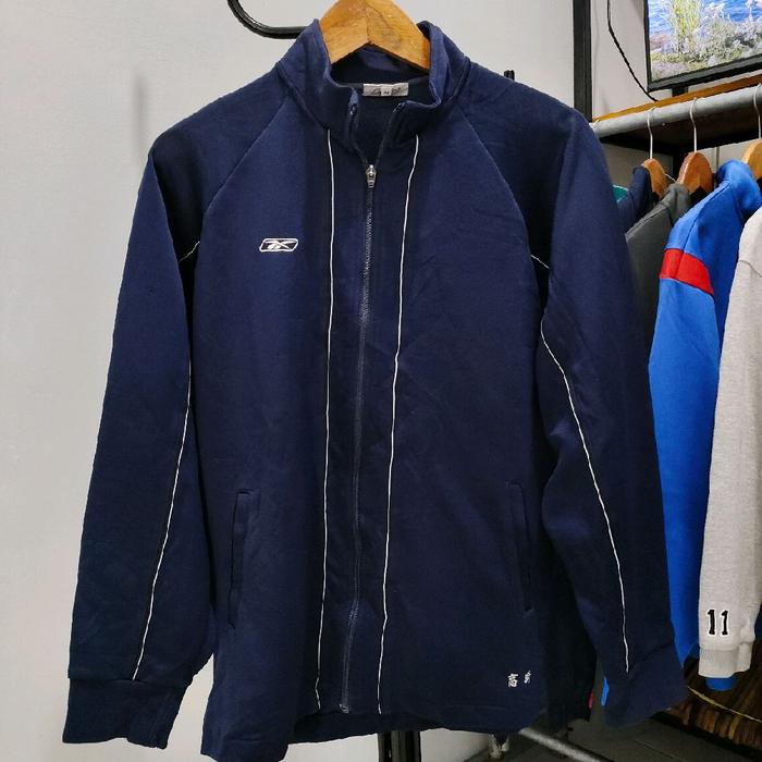 Jaket Tracktop Reebok Navy Original