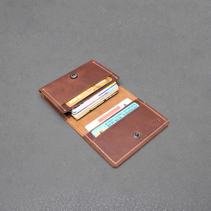 Dompet Kartu Kulit Asli Pria Wanita Card Holder pria Dompet Kartu Wanita Dompet Slim Wallet Dompet K