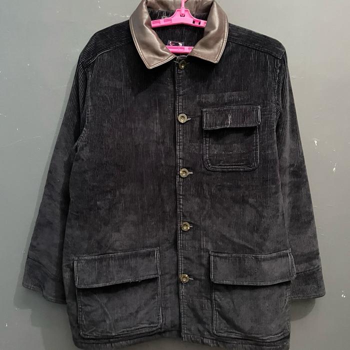 Jaket Corduroy Chaps by Ralph Laurent Colar Leather