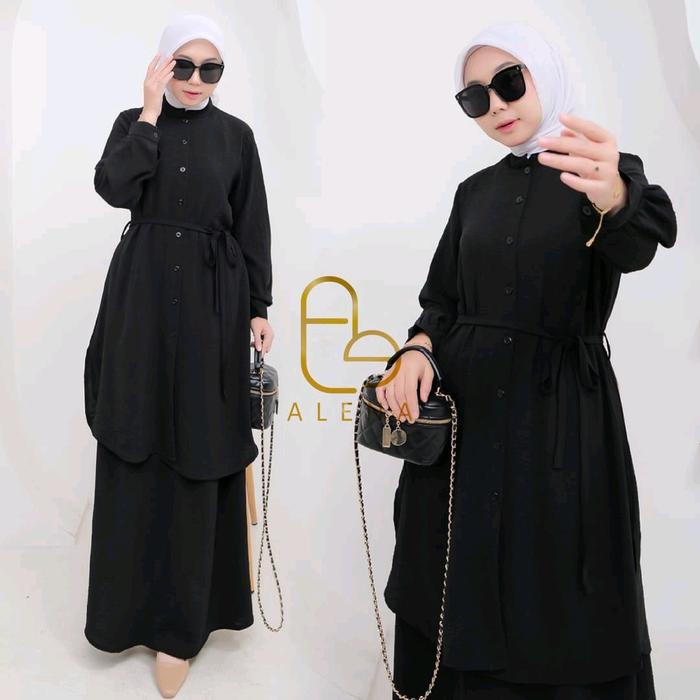 alena setelan set rok kekinian