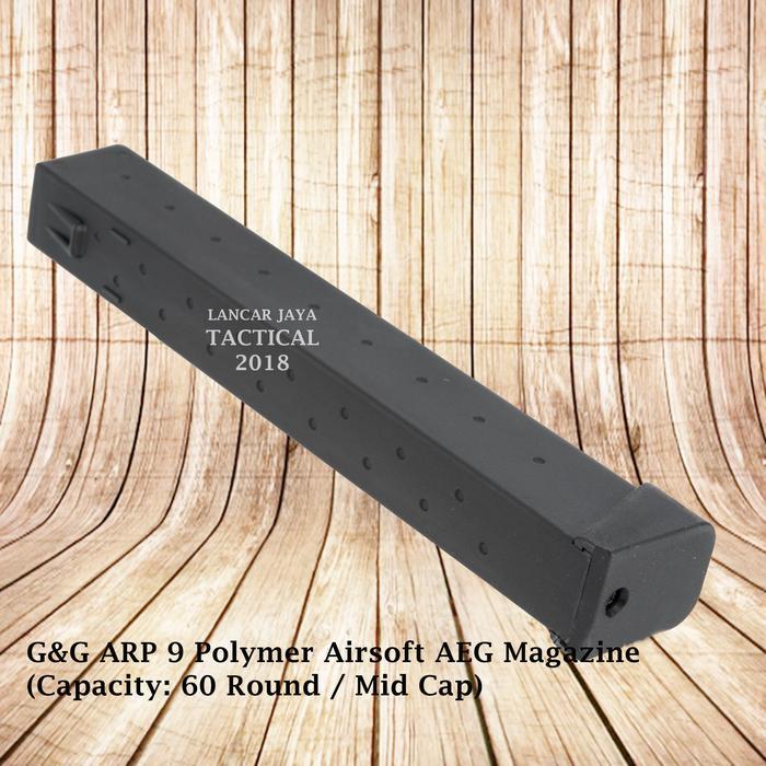 MAGAZINE ARP 9 G&G POLYMER AIRSOFT AEG CAPACITY 60 ROUND MID CAP